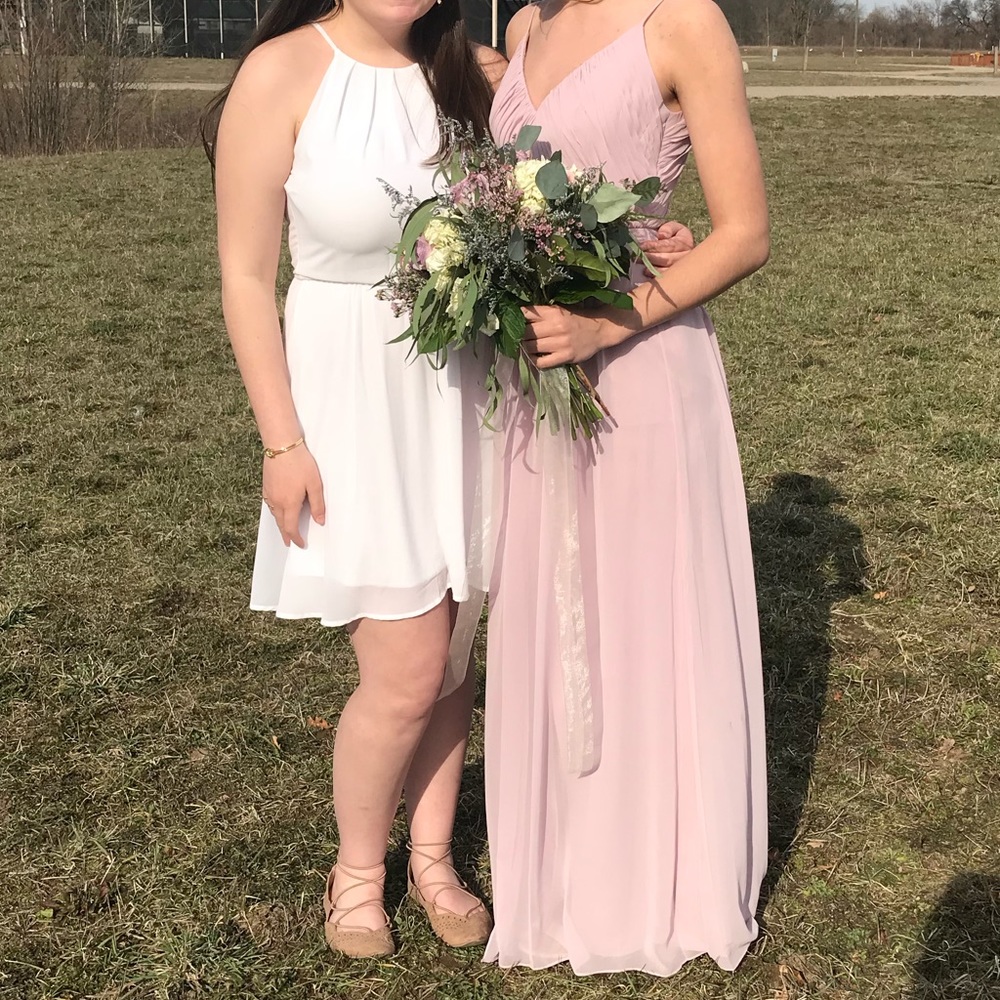 Dusty Rose Prom Dress